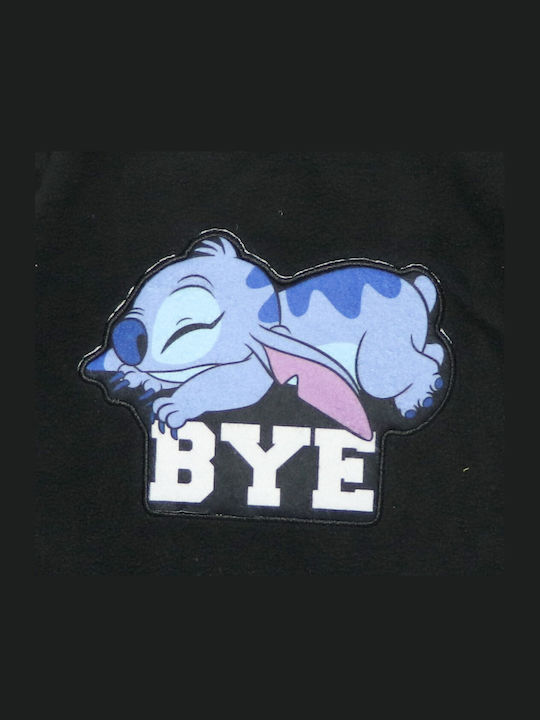 Disney Kids' Pajamas Winter Fleece Black Lilo & Stitch