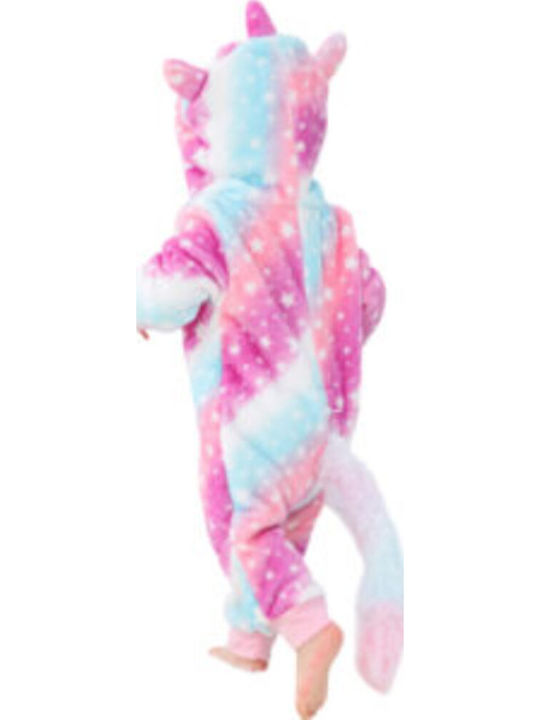Pink Baby Детска цяла пижама Зимна Кадифена Pink