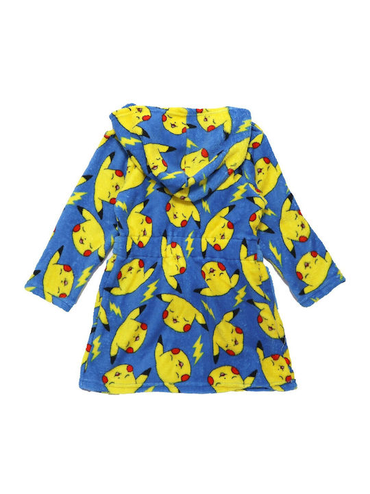 Kids' Robe Winter Fleece Coral, Blue Pokémon