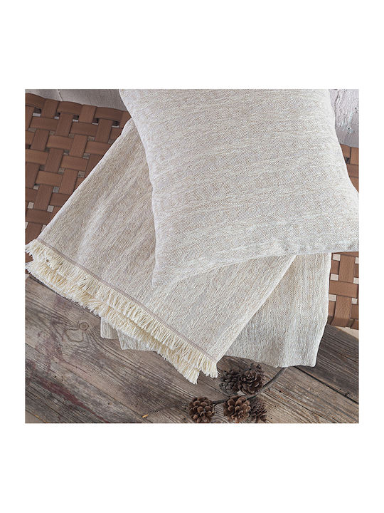 Rythmos Apertius Ριχτάρι Πολυθρόνας Chenille 160x180εκ. Μπεζ 117-191-3043