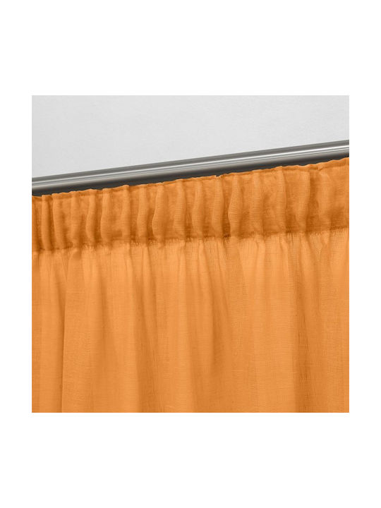 Lino Home Перде с Плик с Писалка 1010 Оранжево 295x300см