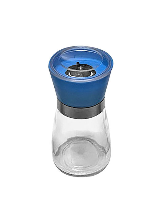 HOMie 101696 Manual Set Spice Mills made of Glass in Silver Color 13cm 1pcs