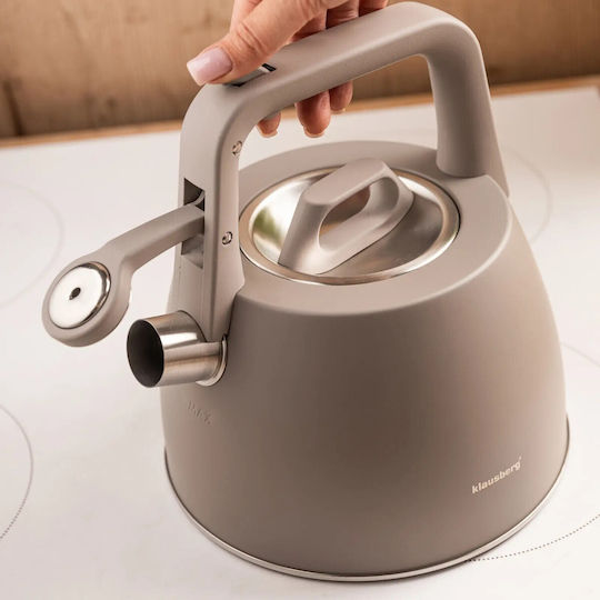 Klausberg Wasserkocher Edelstahl Gray 2500ml