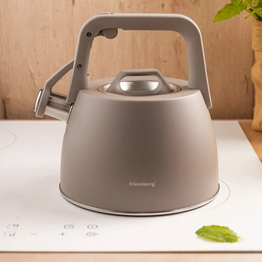 Klausberg Wasserkocher Edelstahl Gray 2500ml