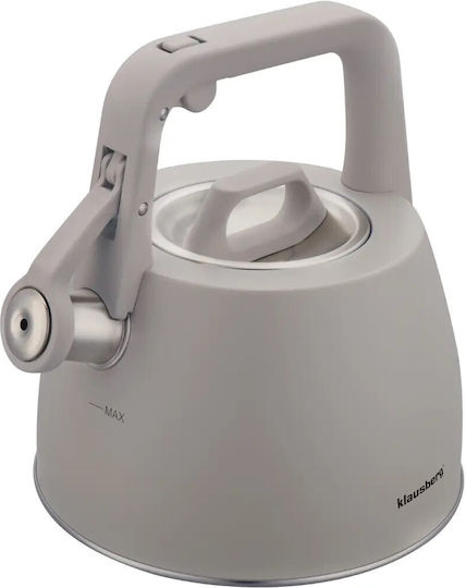 Klausberg Wasserkocher Edelstahl Gray 2500ml