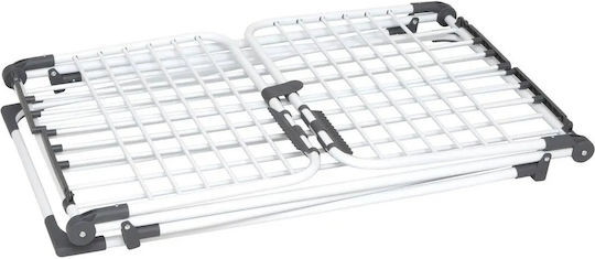 5Five Folding Floor Clothes Drying Rack Metallic with Hanging Length 25m