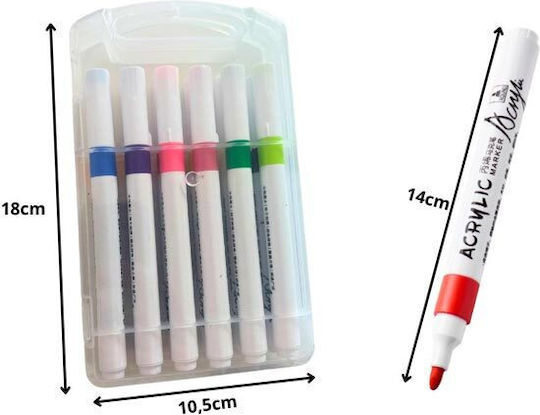 Neon Drawing Markers Set 12pcs