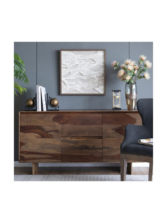 Artekko Clepsidră Decorativă Pentru Birou Din Sticlă 9.5x9.5x25.5 cm În Culoare Neagră