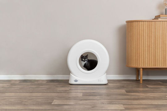 Katzentoilette Selbstreinigend Weiß L51 x B56 x H54cm