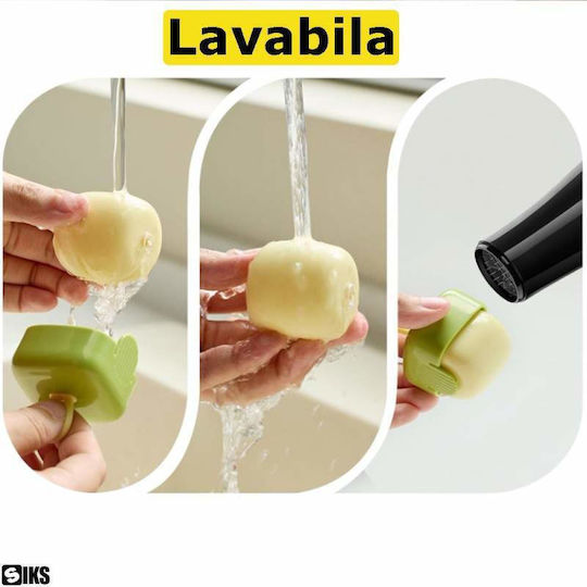 Siks Rola Reutilizabilă Pentru Scame Lavabilă Din Silicon Îndepărtează Părul De Animale Scame De Pe Haine Mobilier Design Compact Dimensiune 4.5x4.5cm Verde Galben