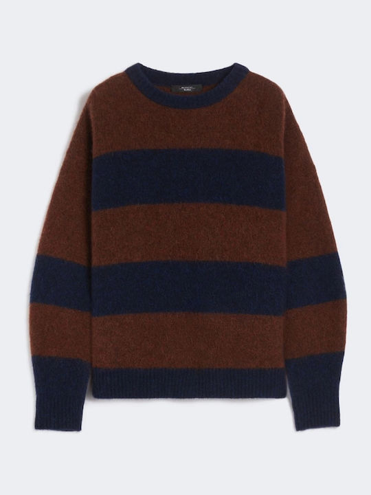 Damen Pullover Wolle Wine Coloured