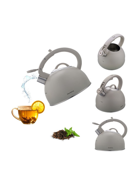 Klausberg Kettle Stainless Steel Gray 2500ml