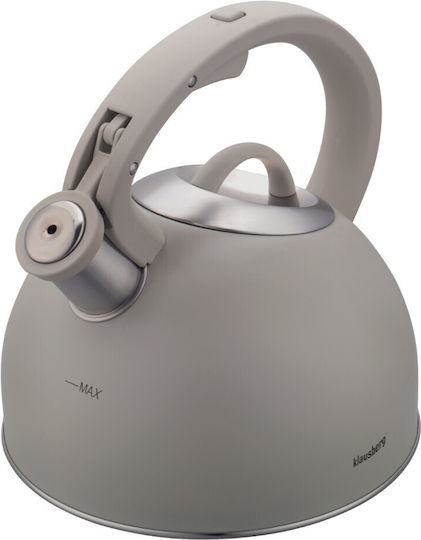 Klausberg Wasserkocher Edelstahl Gray 2500ml