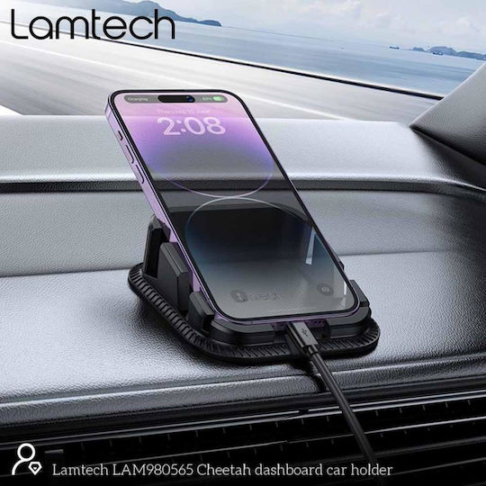 Lamtech Βάση Κινητού Αυτοκινήτου Μαύρη