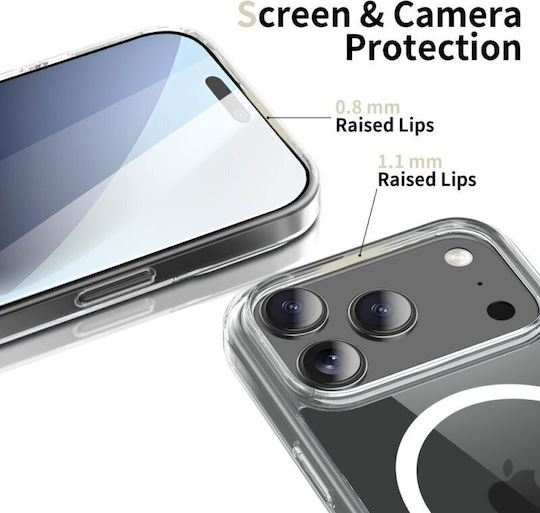 Tech-Protect Flexair Hybrid Umschlag Rückseite Silikon / Kunststoff Transparent (Google Pixel 10 Pro XL)