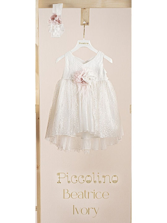 Pachet De Botez Fetiță Beatrice Ivory Valiză Roz Piccolino