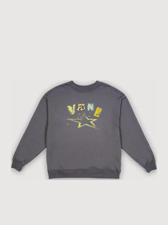 Perforate Os Crewneck Γυναικείο Φούτερ Asphalt