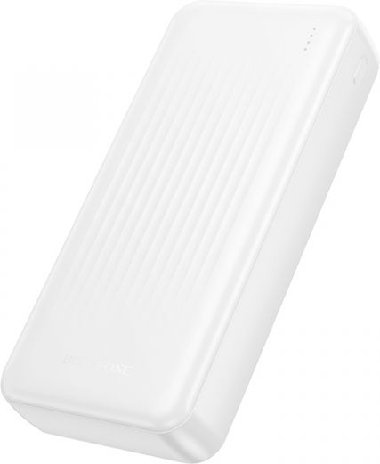 Borofone BJ80A Power Bank 20000mAh 22.5W με 2 Θύρες USB-A και Θύρα USB-C Power Delivery / Quick Charge Λευκό