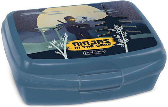 Arsuna Ninjas In The Dark Plastic Kids' Food Container