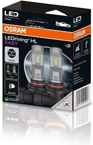 Osram Λάμπες Αυτοκινήτου Hl Easy H10 LED 6000K Ψυχρό Λευκό 12V 8.2W 2τμχ