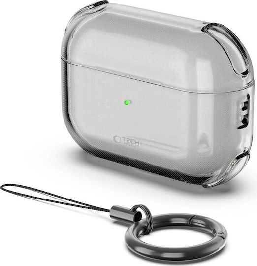 Tech-Protect Bounce Θήκη Σιλικόνης με Γάντζο Ash για Apple AirPods Pro 3