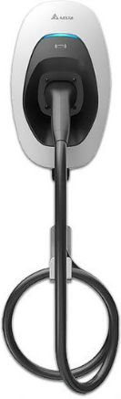 Delta Wall Mounted Three-Phase 22kW Charging Station with Built-in Cable Type 2