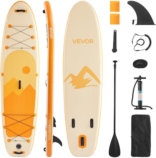 Vevor Gonflabilă Placă SUP cu Lungime 3.05m Portocaliu