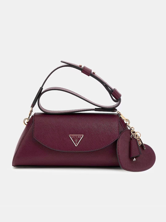 Guess Flap Women's Bag Shoulder Burgundy HWZG9207190-WIN | Skroutz.mt