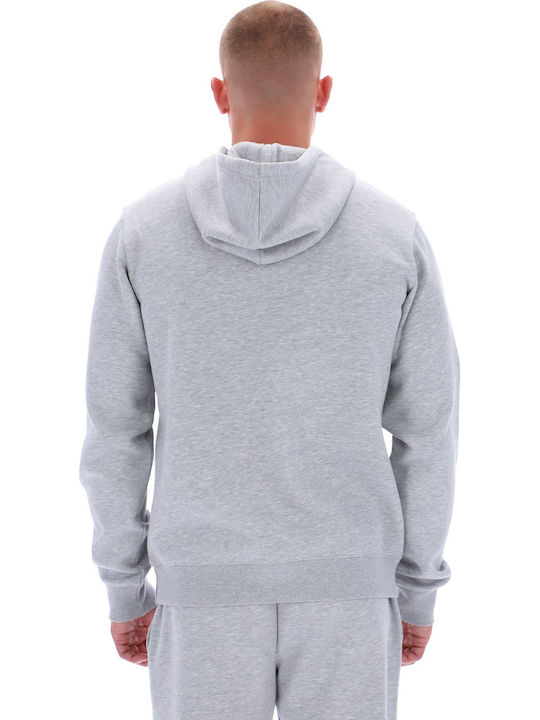 Small Logo Ζακέτα με Κουκούλα Light Grey Marl