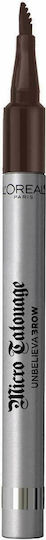 L'Oreal Paris Micro Tatouage Unbelieva Pencil for Eyebrows 108 Dark Brunette