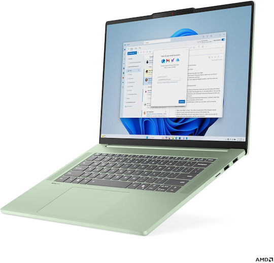 Lenovo IdeaPad Slim 5 15ARP10 15.1" OLED QHD+ 165Hz (Ryzen 7-7735HS/16GB/1TB SSD/No OS) Seafoam Green (International English Keyboard)