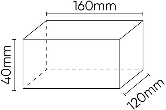 Elastischer Tacos Anheben Eταιριας Jbm 160x120x40mm 54351