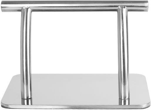 Salon Tech Wheeled Footstool Silver