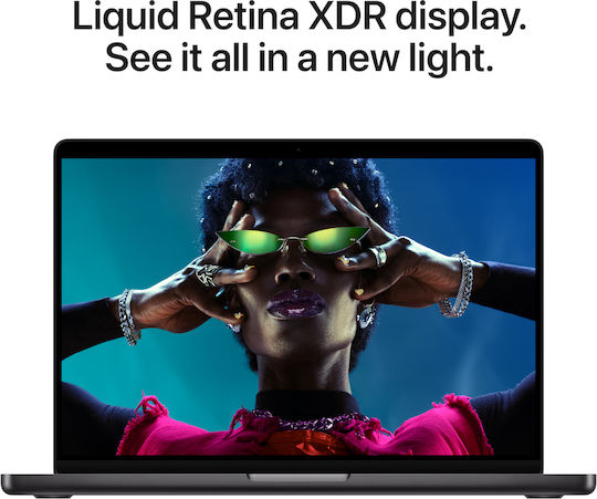 Apple MacBook Pro 14.2 IPS Retina Display 120Hz (M5-10-Core/16GB/512GB SSD/10-Core GPU) with 70W Charger Space Black US Keyboard
