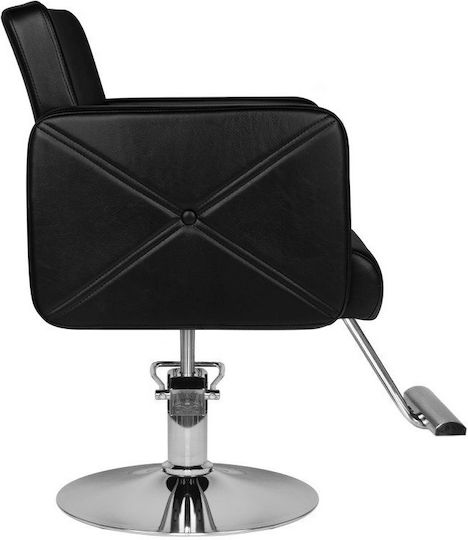 Salon Tech Καρέκλα Ηairdresser Schwarz mit verstellbarer Höhe