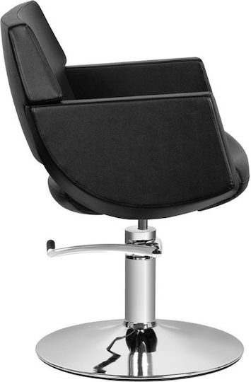 Salon Tech Ηairdresser Chair with Adjustable Height Black