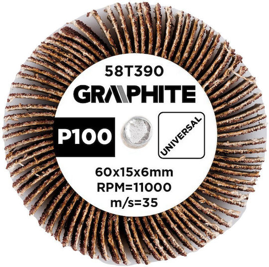 Flap Disc 60 X 15 X 6 Mm P100