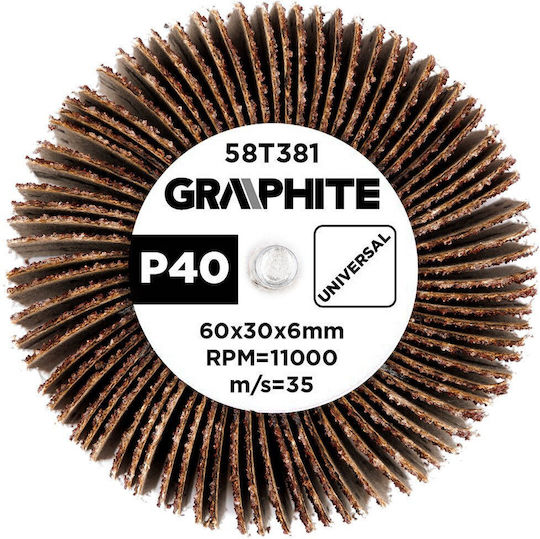 Flap Disc 60 X 30 X 6 Mm P40