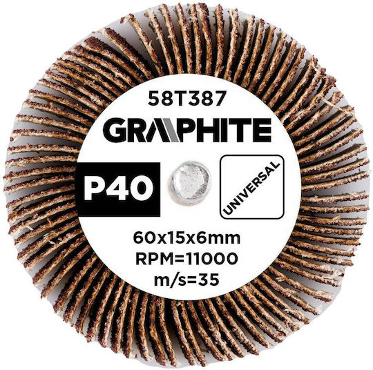 Flap Disc 60 X 15 X 6 Mm P40