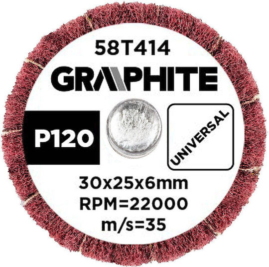 Flap Disc 30 X 25 X 6 Mm P120
