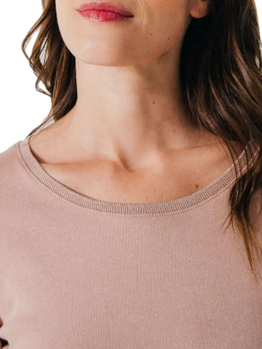 Damen T-Shirt Salmon
