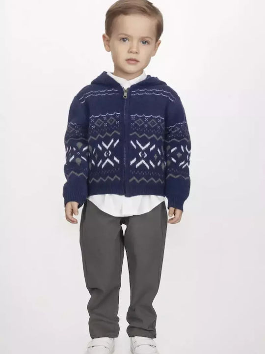 Kids' Set with Pants Winter 3pcs White, Olive, Dark Blue