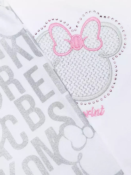 Kids' Set with Leggings Summer 2pcs White