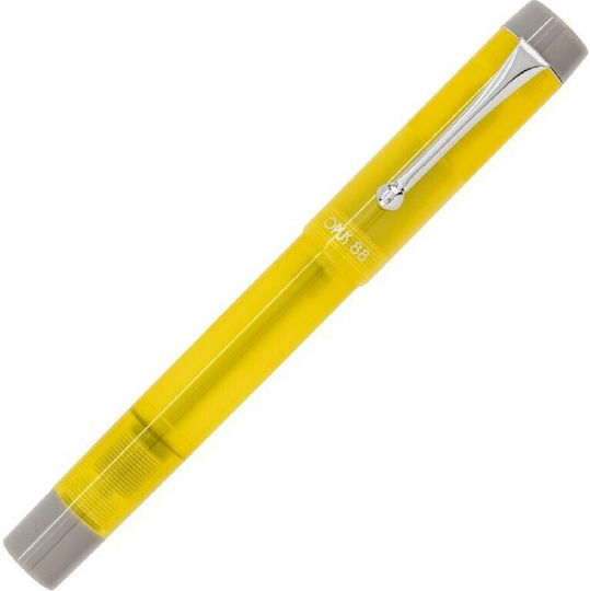 Opus 88 Demo Yellow Grey Fountain Pen 4710484643834 Nibs Fine