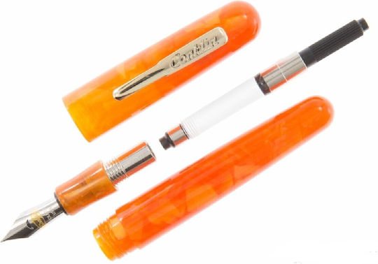 Conklin All American Sunburst Portocaliu Stilou cu Pană 080333714126 Penite Extra Fine