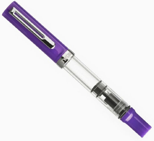 Stilou cu piston Twsbi Eco-t Eggplant 6971502532907 penițe Extra Fine