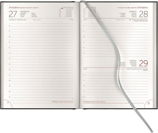 Daily Diary 14.5x20.5 Derby Firenze Flex Blue Light Blue 2026