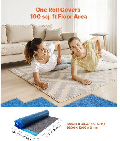 Vevor Plastic Floor Vinyl 3mm in Roll L930cmxW100cm