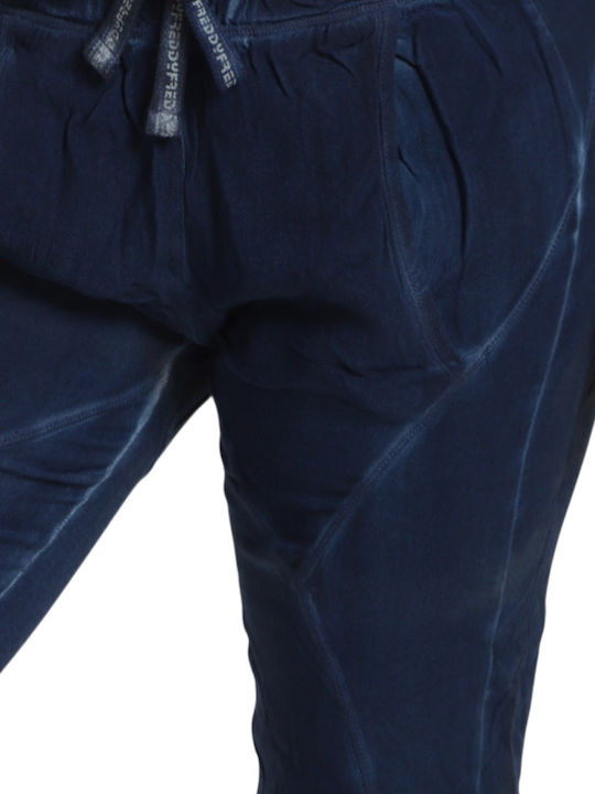 Damen Stoff Hose Marineblau