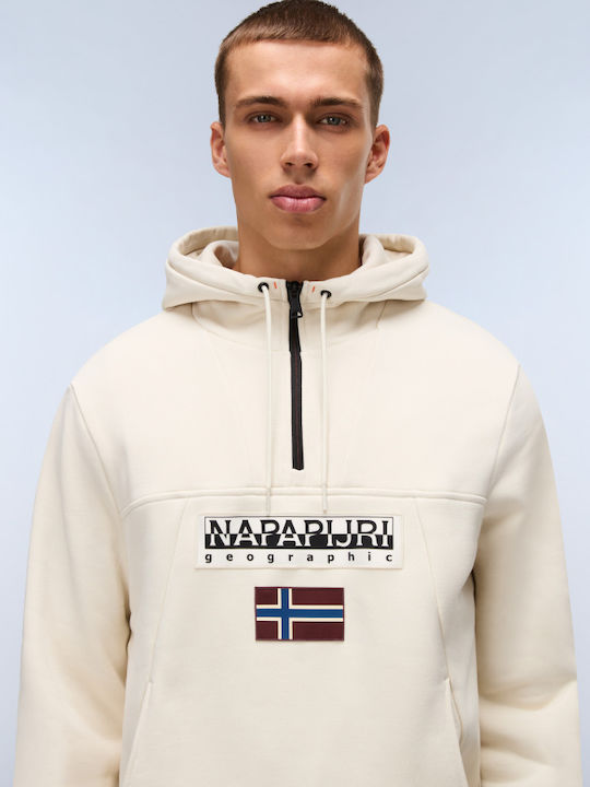 Burgee Burgee Sweatshirt mit Kapuze Beige